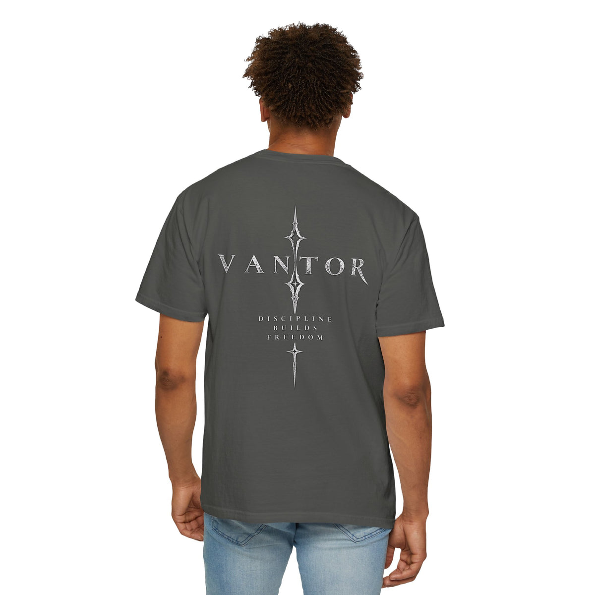 Vantor Logo T-Shirt — Gothic Emblem Graphic Tee