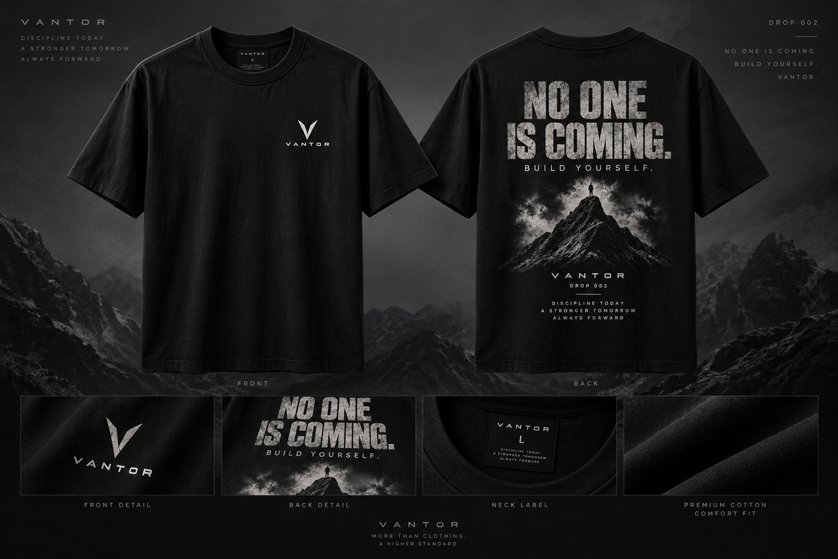 NO ONE IS COMING TEE - Drop 002